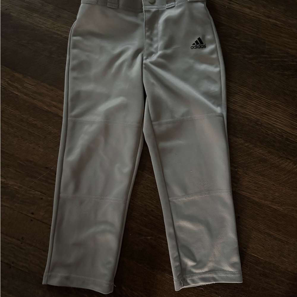 Adidas Boys Gray baseball Pants NWOT